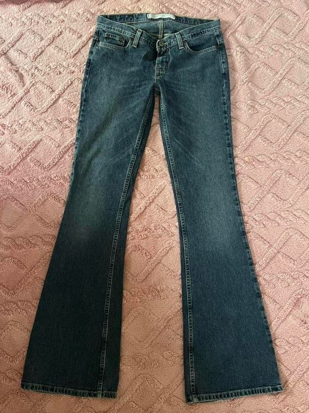 vintage y2k Express Dark Blue Flare bootcut Jeans